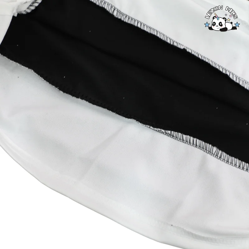 LEZONKIDS - Chegada de Roupas de Meninos com Mangas Listradas Longas e Camisa Oversize Conjuntos de Roupas para Meninos de 6 a 12 Anos